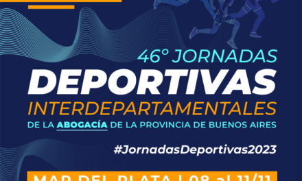 Jornadas Deportivas Interdepartamentales de la abogacía de la Provincia de Buenos Aires